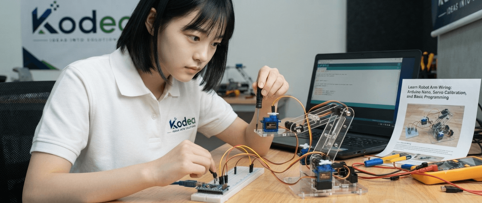 Part II Wiring Robot Arm 